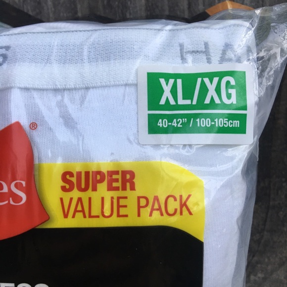 Hanes men’s briefs size XL Extra Large 9-pack - Picture 4 of 11